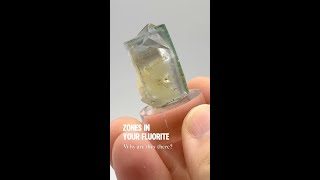 Zones in your Fluorite, why are they there?