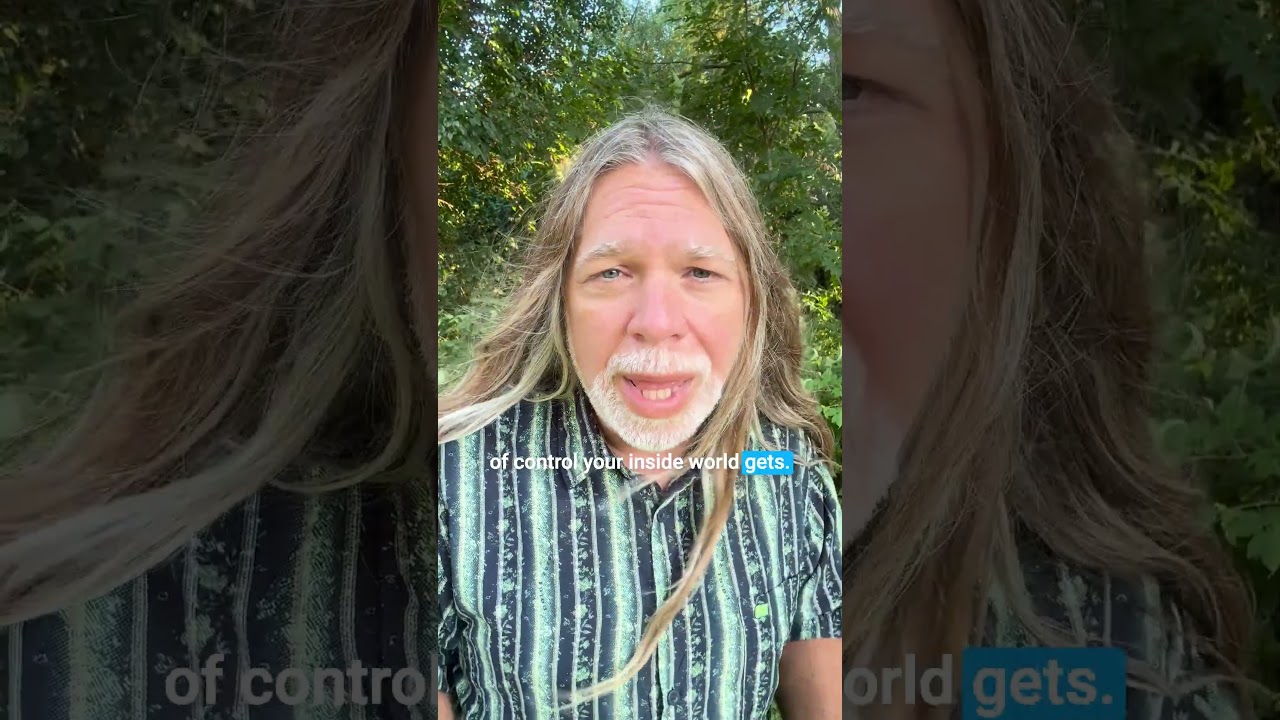 You fix the world by doing your inner work 