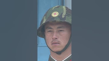 North Korean Soldier at the DMZ, North - South Korean Border #dmz #northkorea #soldier