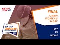 2026 Junior National Championships: Women's Sabre Final
