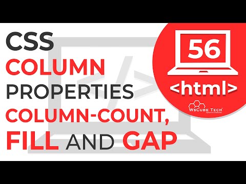CSS Column Properties  | Column count, fill & gap | Learn CSS in Hindi | #56