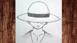 Easy Anime Drawing || How to draw (One Piece) Luffy step-by-step || Easy Drawing for Beginners screenshot 4