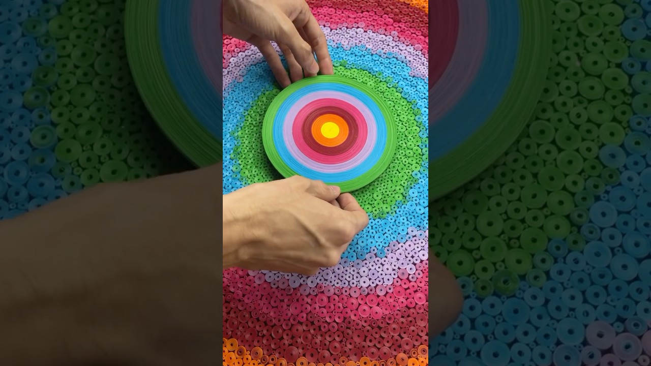 120+ hours of quilling work in 30 seconds! 