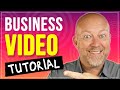 How To Make A Video For Your Business (Live on Stage)