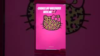 change my wallpaper with me pink hello kitty wallpaper