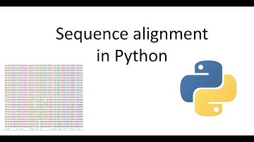 Sequence alignment in Python, and with no intermediate files