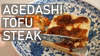 Thank you for 100 subs ♥, this new recipe is inspired by agedashi
tofu, which a japanese dish consisting of lightly battered tofu cubes
in soy-dashi broth. i decided to try steak version ...