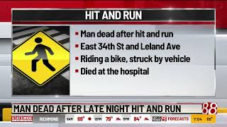 Man dead after late night hit and run
