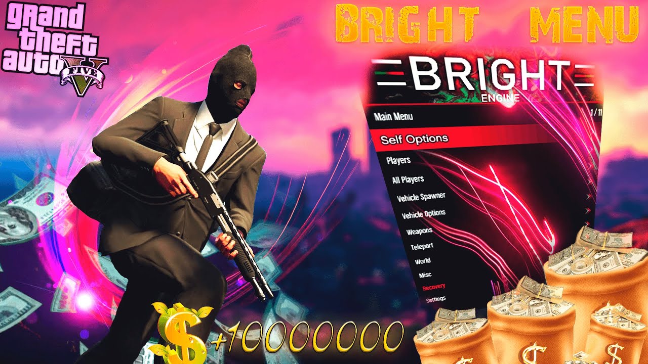 NEW MOD MENU BRIGHT 1.50 | бесплатный чит для гта 5 онлайн