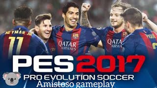 PES2017 "el clássico" Barcelona x Real Madrid amistoso gameplay PS5 