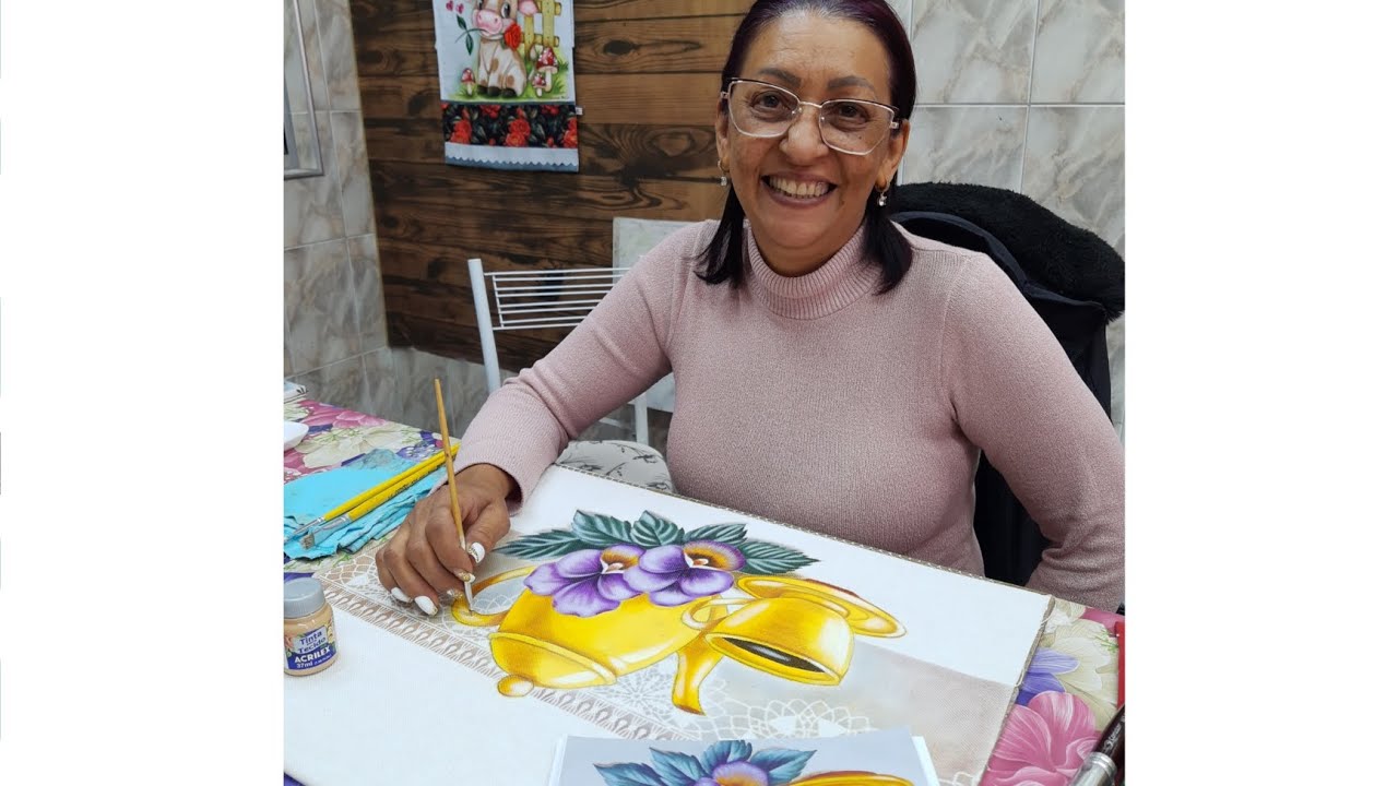 Artesãs do Brasil -  pintura em tecido
