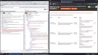 Password reset poisoning via dangling markup (Video solution, Audio)