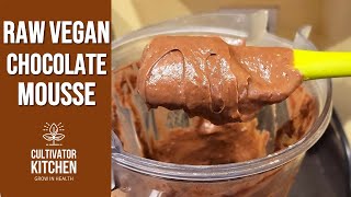 Chocolate Mousse 🥑🍫 Raw, Vegan &amp; Gluten-Free Dessert