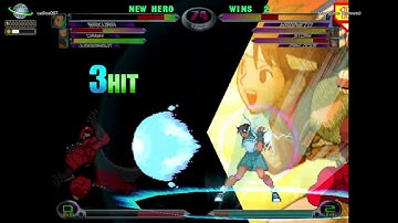 MvC2: Caditos007 - Dark Sakura + Jugg Punch 2F to Shinkuu Hadoken 65% Combo .:4.24.25:.