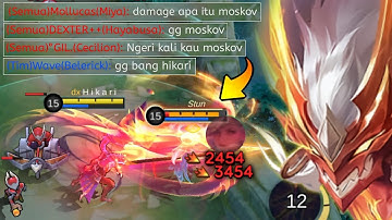 GILA.. DAMAGE NYA DI LUAR NALAR!! MOSKOV BEST BUILD 2024 - MLBB