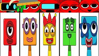 Sprunki Oc Four, Five, One, Two, Three From Numberblocks