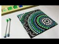 Beginners Dot painting mandala with Happy Dotting Company tools