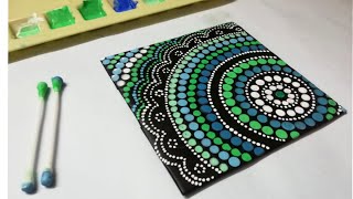 mandala dot easy painting