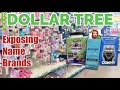 DOLLAR TREE🚨EXPOSING NAME BRANDS FOR $1.25🤯I’M SHOCKED HOW MANY I FOUND‼️ #dollartree #shopping #new