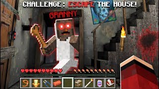 WE ESCAPE FROM GRANNY'S MINECRAFT HOUSE! screenshot 4