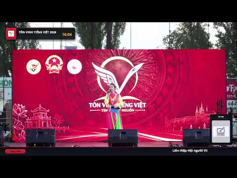 Trực tiếp chương trình Tôn Vinh Tiếng Việt 2026 Praha - Cộng hòa Séc