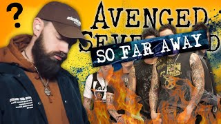 IT HITS TOO DEEP! 😓 Avenged Sevenfold - So Far Away | A RAP FANS REACTION