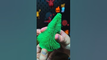 3D printed Hairy Foldable Christmas Tree