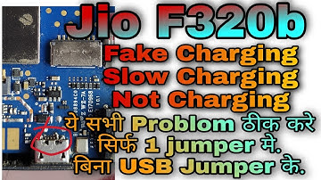 Jio f320b Charging Problem. jio 320 b slow Charging Problem. jio 320 Fake Charging Problem Solution