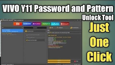 vivo y11 screen lock unlock tool /Password,Pattern,frp bypass | factoryReset UnlockTool