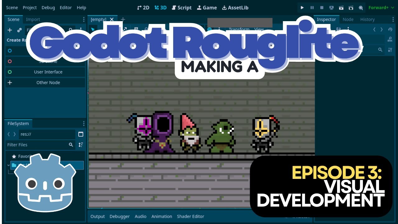Godot Rougelite Devlog: Art and Character Design