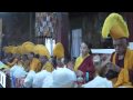 Lama Zopa Rinpoche and Khadro la doing puja