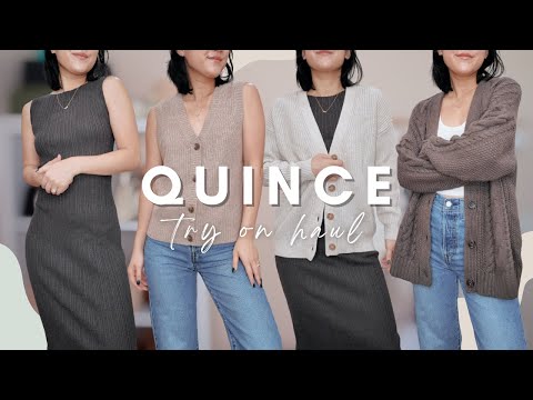 QUINCE try on