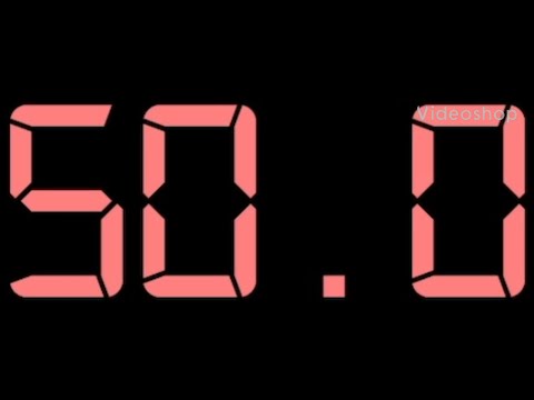 50 second countdown (with buzzer)