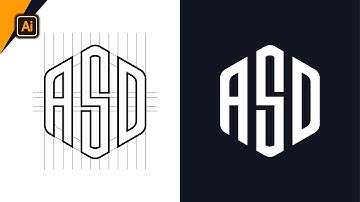 How to Design Any Letter Logo with Grid System in Adobe Illustrator