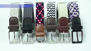 Customized Elastic Braided Belt for Golf