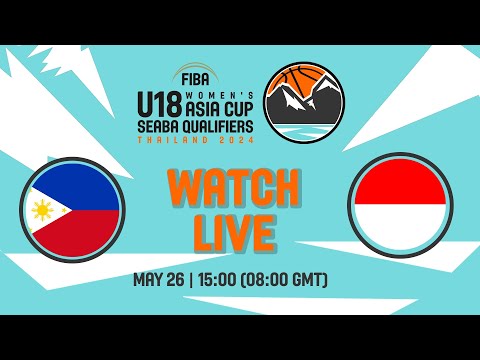 Philippines v Indonesia | Full Basketball Game | FIBA U18 Women's Asia Cup 2024 | SEABA Qualifiers