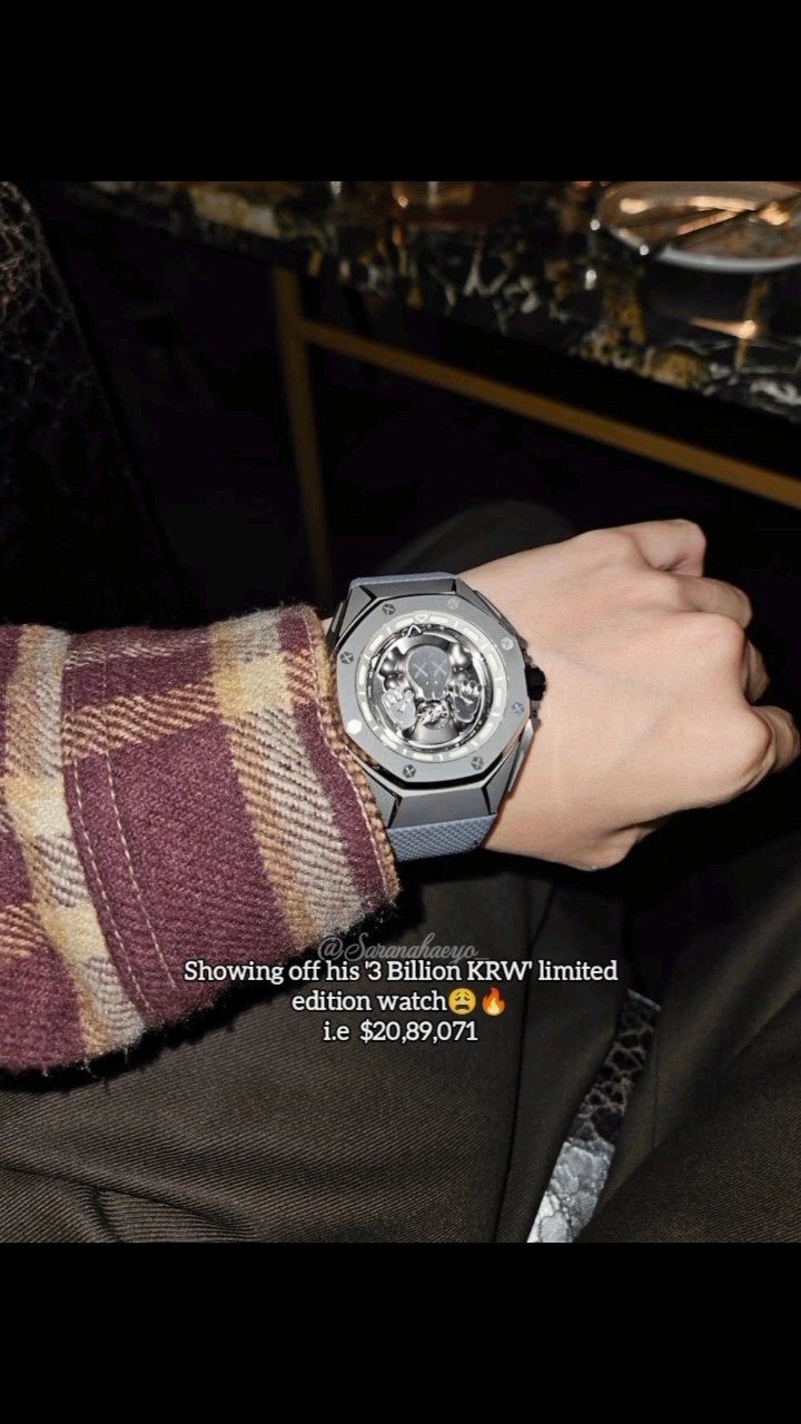 Hobi Showing Of His 3 Billion KRW Limited Edition Watch YouTube Hobi Showing Of His 3 Billion KRW Limited Edition Watch YouTube