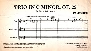 Flute, Basset Horn, and Cello Trio in C Minor, Op. 29 "La Danza della Morte"