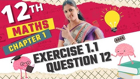 Exercise 1.1 Question 12 Class 12 Maths Chapter 1 Application of Matrices and Determinants Ex1.1 q12