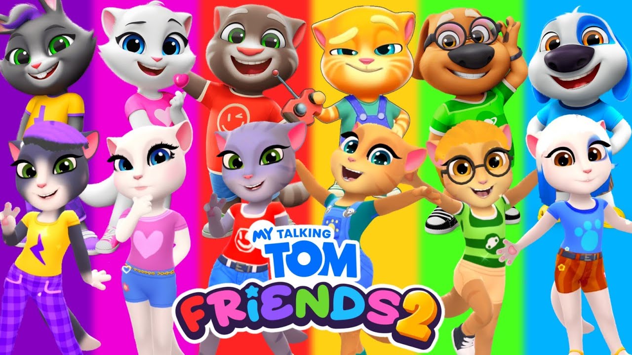 🌈 TOM FRIENDS 2 ➕ ANGELA 2 😍 | EPIC COSPLAY MAKEOVER ✨🔥