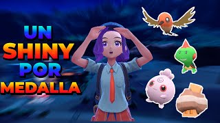 TENGO QUE ATRAPAR UN SHINY POR CADA MEDALLA - Pokémon Escarlata Shiny Badge Quest #1