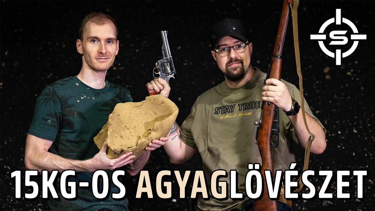 15Kg-os AGYAGTÉGLÁKRA Lőttünk Népszerű Kaliberekkel - Átütésteszt Lövészet Pt.12