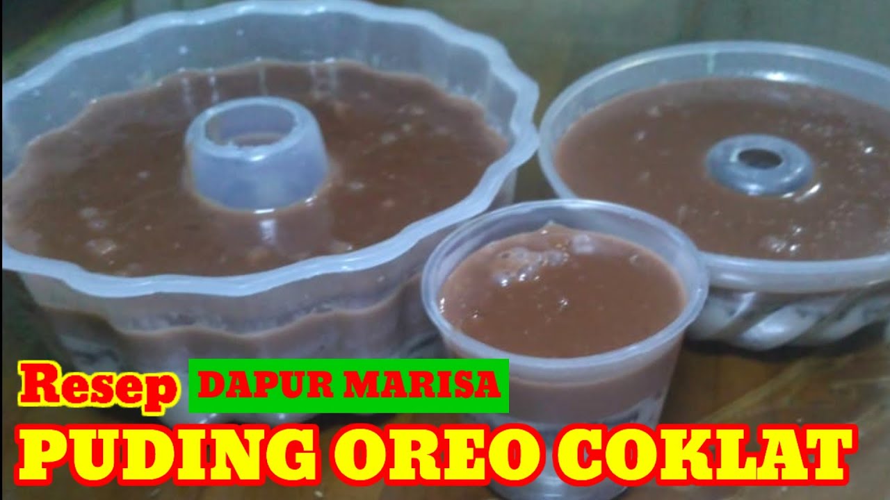  Cara  membuat  PUDING OREO COKLAT dapur  marisa YouTube