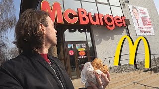 Trying the Fake Russian McDonalds 🇷🇺