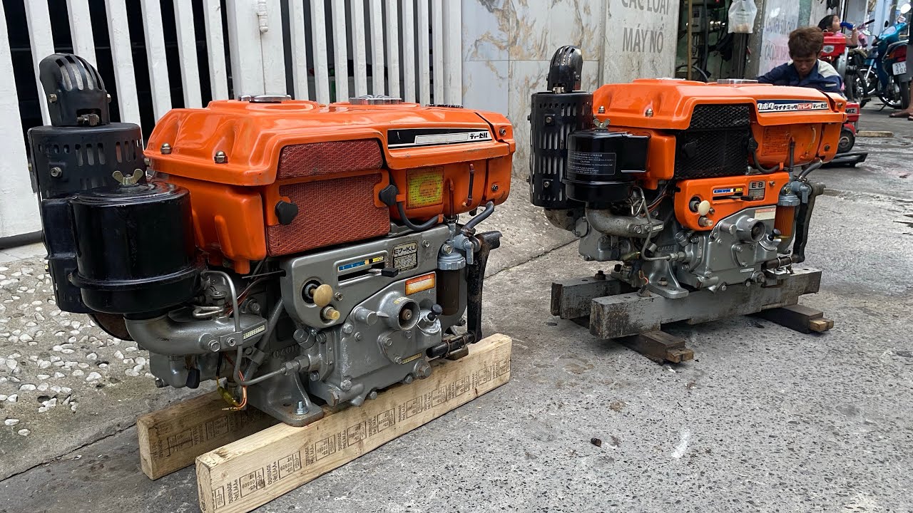 Máy Dầu KUBOTA E7 và E8 cực kỳ Chất !! Lh 0984440044-0987766249
