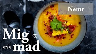 Hokkaido græskarsuppe med majstopping | Vanløse Blues