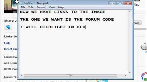 how to upload pictures to forum using image shack