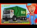 Explore Machines with Blippi | Garbage Trucks and More!