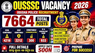 OUSSSC Recruitment 2026🔥7664 POST OUT🚨[Full Details] Eligibility, Selection Process, Exam Pattern