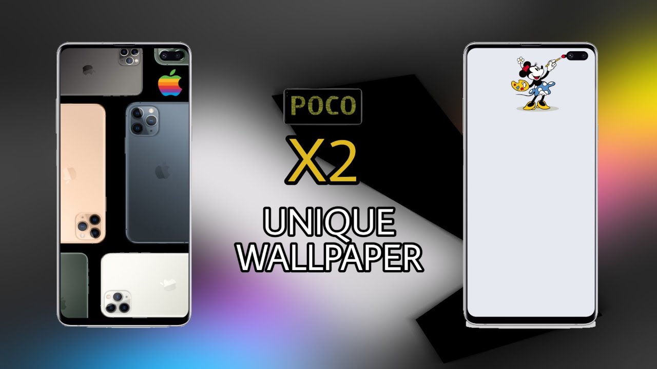 Top 2 Unique Wallpaper for Poco X2 Hide Ugly Look of Punch Hole